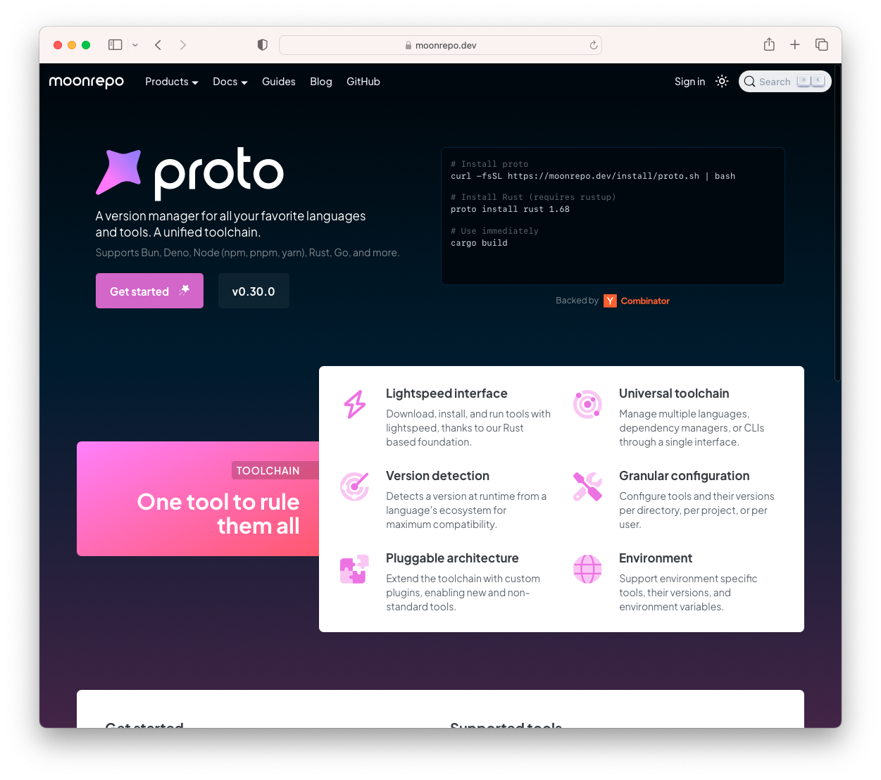 Proto Landing Page